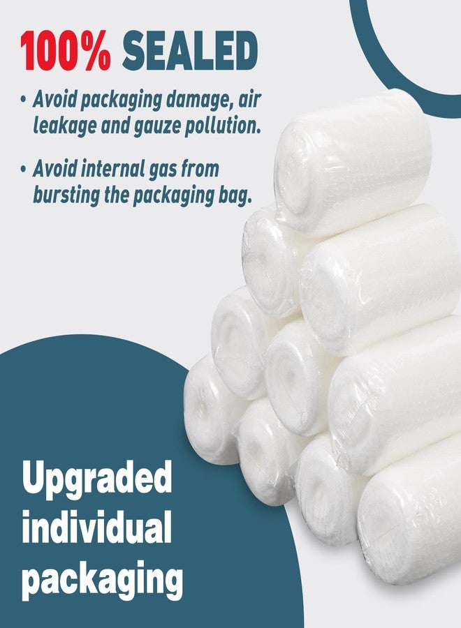 AZEN 40 Pack Gauze Rolls Bandages, 2 in x 4.1 Yards, Premium Medical Supplies & First Aid Supplies, Bandage Wrap Vet Wrap, Mummy Wraps - Image 4